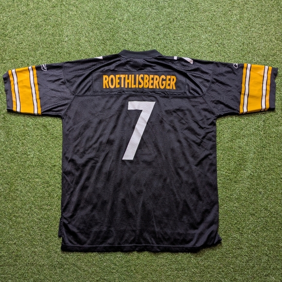 Ben Roethlisberger Pittsburgh Steelers Size 2XL XXL Reebok Authentic Jersey 🏈 - Picture 1 of 9